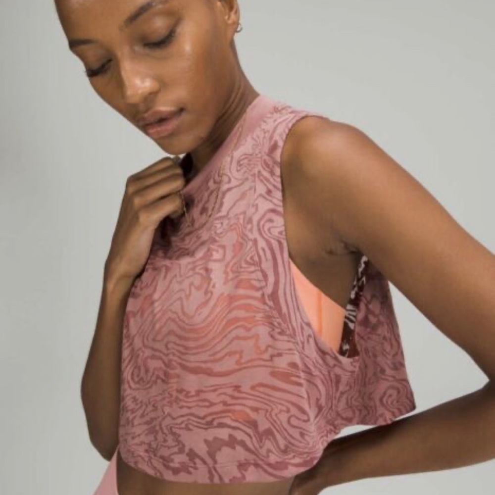 Lululemon All Yours Crop Tank *Veil